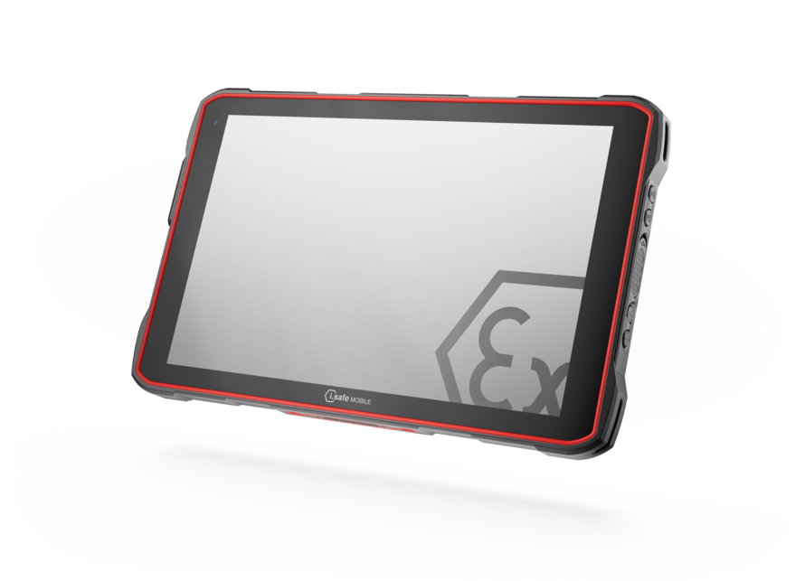 Front view of the i.safe MOBILE IS940.1 tablet.